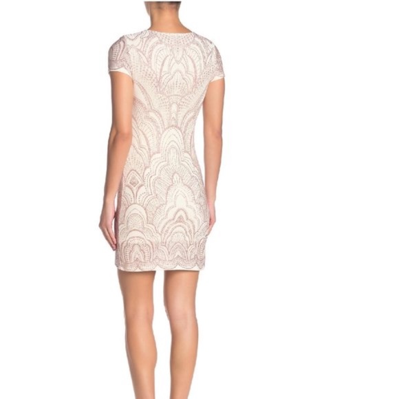 JUMP Glitter Short Sleeve Bodycon Dress - Picture 3 of 8